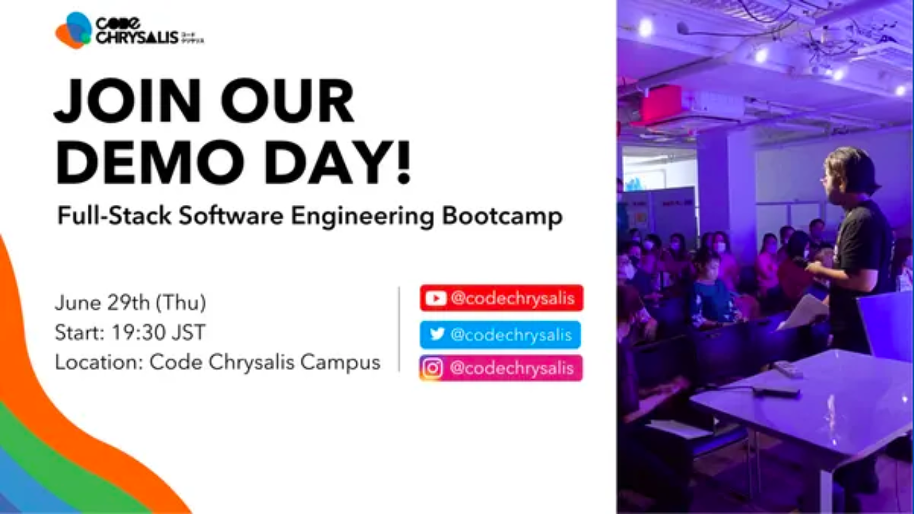 🚀DEMO DAY - Software Engineering Bootcamp [Tokyo]