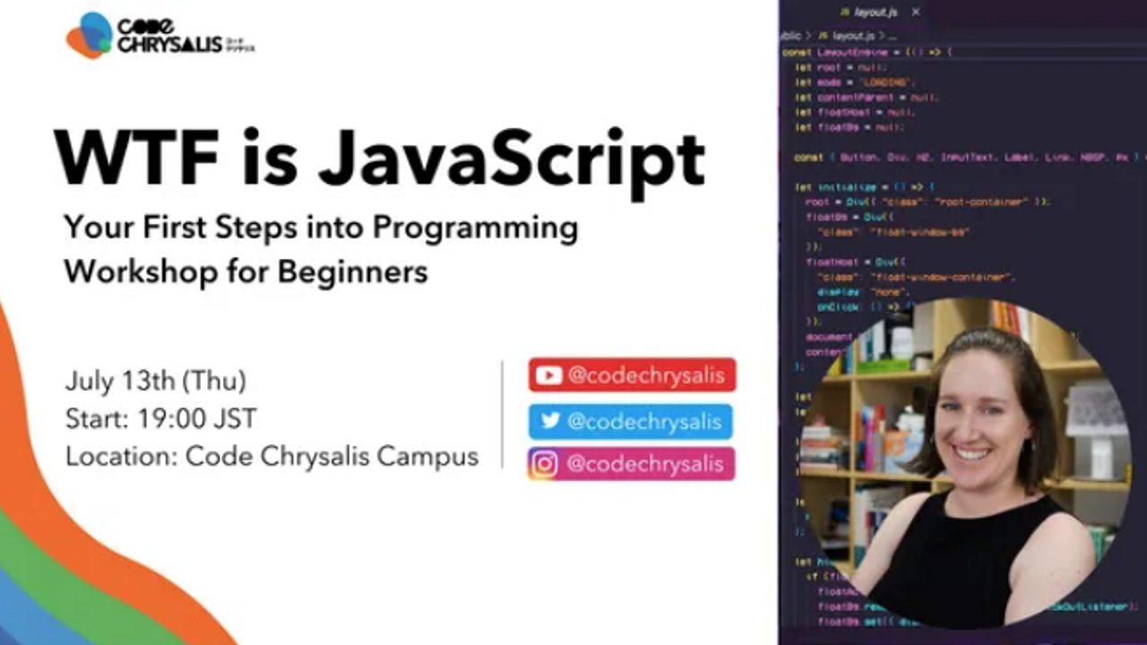💻 WTF is JavaScript: Your First Steps into Programming - Workshop for Beginners